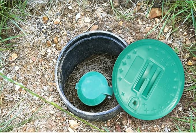Sprinkler Valve Box Cover 10 Inch Irrigation Control Valve Box Lid Round for Sprinkler Irrigation System One Pieces
