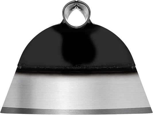 Happyyami Hand Hoe Head Steel Handheld Grub Hoe Replacement Round Eye Hoes Remove Grass Planting Gardening Tool Soil Weeding Farming Hoe Head for Agriculture Digging Loosening