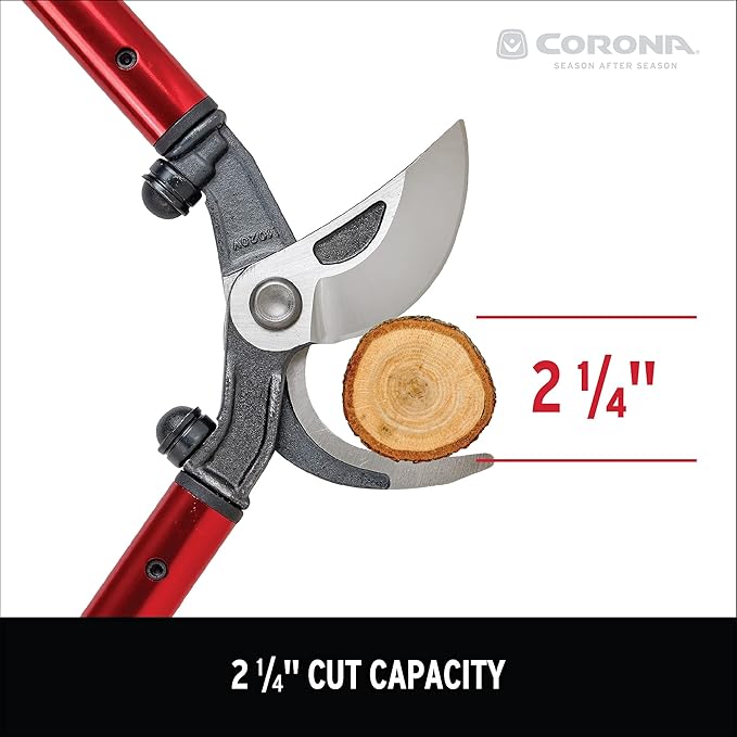 Corona Tools | 36-inch Branch Cutter MAXFORGED Orchard Loppers | Tree Trimmer Cuts Branches up to 2 ¼-inches in Diameter | AL 8482, Red
