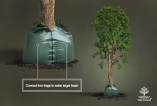 Tree Watering Bag | 20 Gallon Slow Release Drip Tree Irrigation System | Watering Bag for Trees | 3 Pack