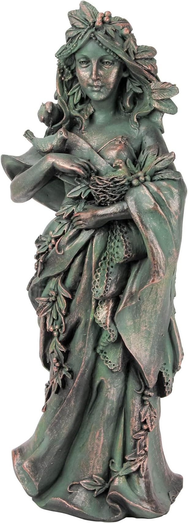 Design Toscano NG31497 Mother Nature Maiden of the Forest Statue,Full Color