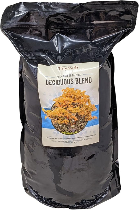 Tinyroots Deciduous Blend Bonsai Soil - 2.5 Gallon, Organic Bonsai Dirt Formulated for Japanese Maple, Hornbean, Elm and Other Deciduous Bonsai Trees