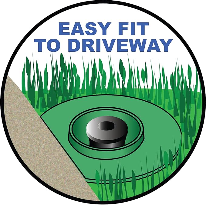 GRASSHOLE - Sprinkler Head Protection (10 Pieces) Lawn Sprinkler Guard, Plastic Donuts for Sprinkler Heads