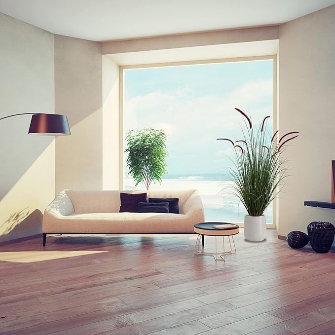 Artificial Plant 47in(2pack) Tall Artificial Grass Plant,Faux Plants Indoor Home Decorative Artificial Plants & Flowers in Pot Fake Plant, House Plant Indoor