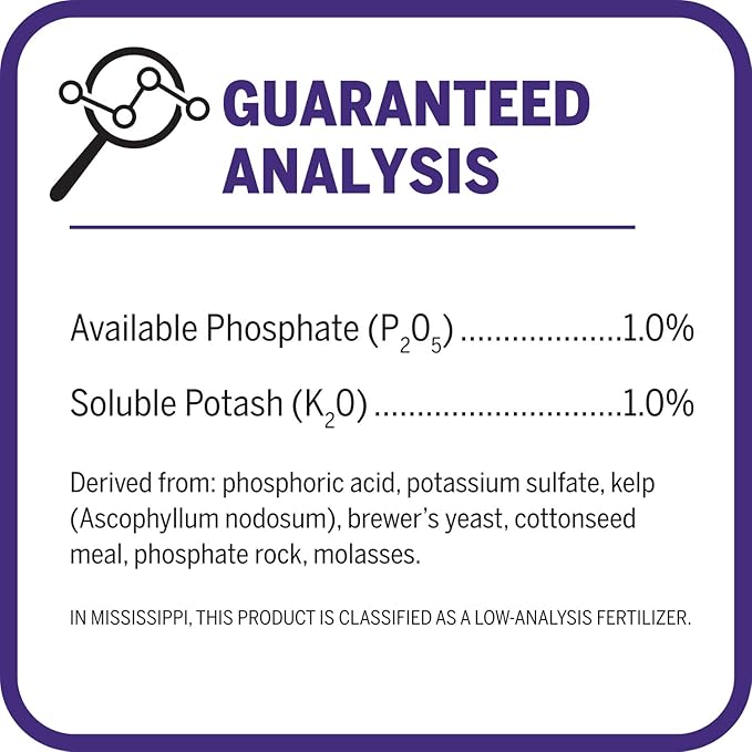 Mother Earth Products Mother Earth Subterra Root Booster 0-1-1 Liquid Plant Supplement For Transplants And Starts, Quart