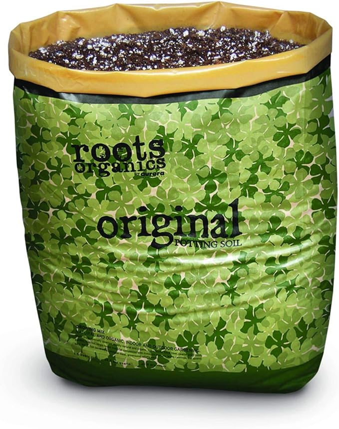 Roots Organics Rod Hydroponic Gardening Ready-to-Grow Coco Fiber-Based Potting Soil, 1.5 cu ft/10 gal for Plants