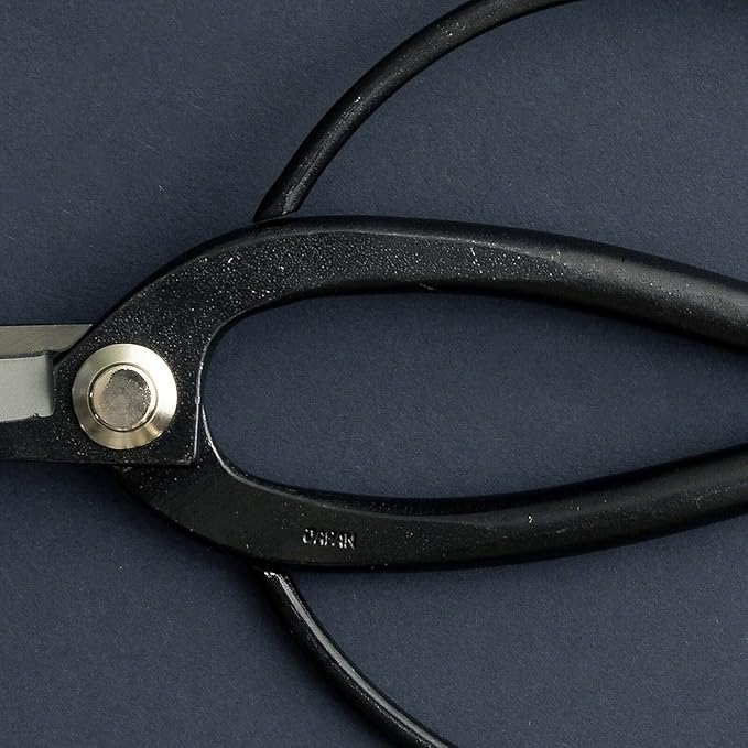 Wazakura Yasugi Steel Made in Japan Traditional Bonsai Scissors 7 inch (180 mm), Pruning Shears, Japanese Gardening Tools - Yasugi Steel Traditional Bonsai Scissors