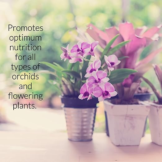 Professional Liquid Indoor Orchid Fertilizer | 3-1-2 Concentrate for Plants and Flowers | Multi-Purpose Blend & Gardening Supplies | 8 oz Bottle