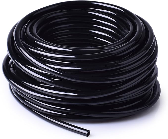 MIXC 1/4 inch Blank Distribution Tubing Drip Irrigation Hose, 50ft Roll