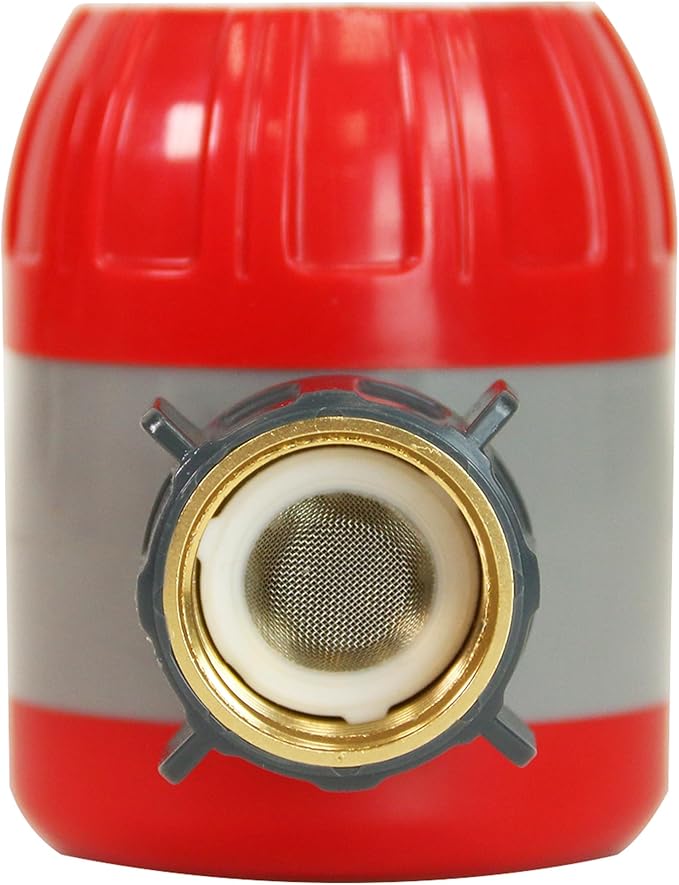 Chapin 41004: Mechanical Water Timer, Up to 120 Minutes of Watering, for Lawn and Gardens, Fits Standard Garden Hoses, Red/Gray