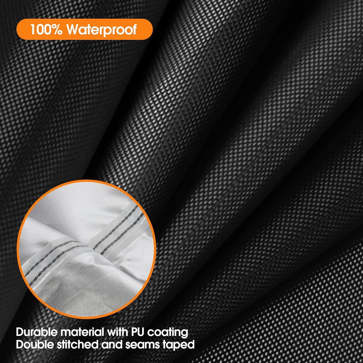 Outdoor Prep Table Cover for Inkmin Double-Shelf Movable Dining Cart Table, Patio Bar Cart Cover, Waterproof Outdoor Grill Cart Covers Pizza Oven Covers - 27 x 22 x 30 Inch