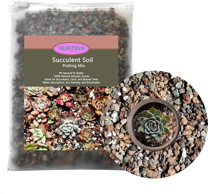 Mix Lava Rocks Mixed Potting Soil for Plants Bonsai Succulents and Cacti Soil Decoration Gravel Volcanic Pumice Stones for Terrarium, Top Dressing, Fairy Gardening (10 LBS)