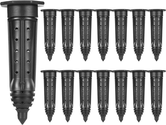 15 Pack Garden Watering Stake Large UV-Protected ABS Plastic Deep Root Irrigation Spike for Trees, Shrubs, Bushes, Shrubs, Flowers, Fruits, Vegetables, Potted Plants (8 Inch)