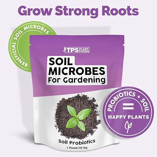 TPS NUTRIENTS Soil Microbes for Nutrient Uptake and Successful Transplanting and Established Plants (16 Ounces)