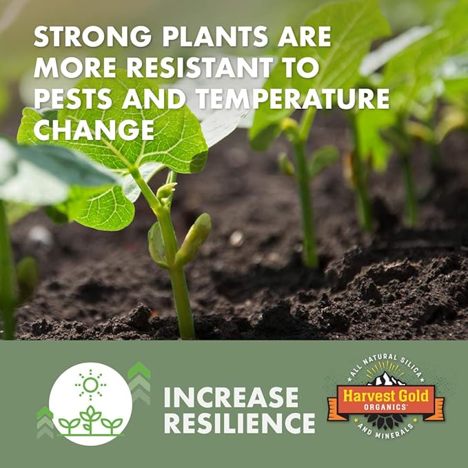 Organic Soil Conditioner, Natural Soil Amendment for Houseplants, Flowers, Lawns, Gardens and Trees, Provides Natural Silica and Micronutrients for Plants (15 Pound Bag)