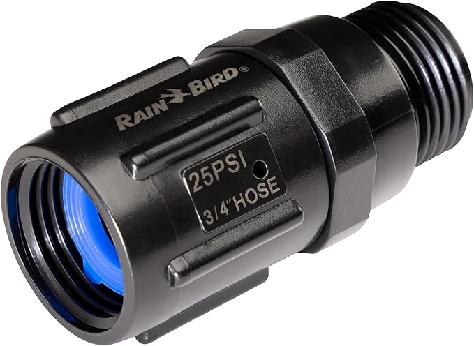 Rain Bird HT07525PSI Drip Irrigation 25 PSI Pressure Regulator, 3/4" Female Hose Thread x 3/4" Male Hose Thread