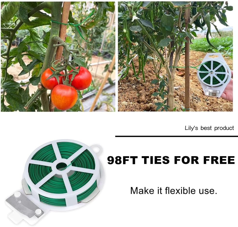 HOPELF 50 Pack 3ft Bamboo Plant Stakes for Wood Garden Sticks，Wooden Plant Supports，Bamboos，Trellis，Crafts, More Size Choices 8"/12"/16"//2'/3'/4'/5'/6'