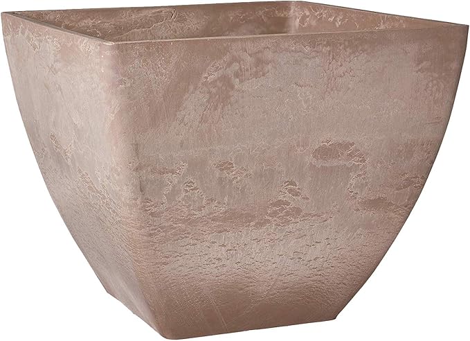 PSW Arcadia Garden Products FB40TP Simplicity Square, 16 x 16 x 13, Taupe