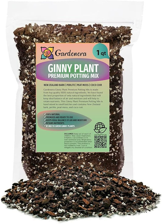 Premium Monstera Ginny Potting Mix - Expertly Crafted for Healthy Growth - 1 Quart