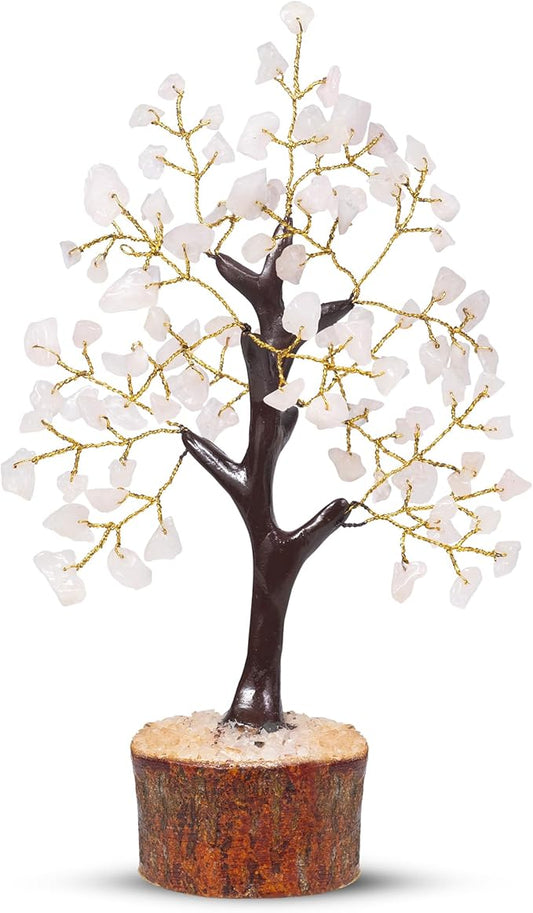 Rose Quartz Crystals, Good Luck Money Tree, Pink Room Decor, Spiritual Items, Rose Quartz Money Tree, Crystal Gifts, Good Luck Gems, Crystal Quartz Tree, Pink Crystals, Stone Decorations