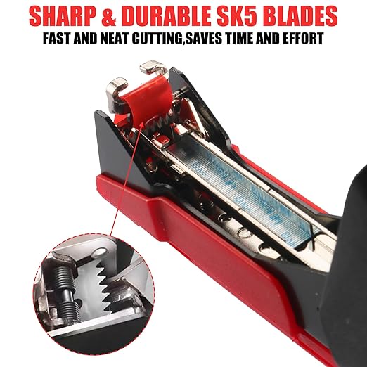 Plant Tying Machine,Handy Plant Binding Tape Tool, Quick Tying Grape Vines, Binding Tomato Vines, Lightweight Plant Tying Tools，More Durable Come with 10000pcs Staples 10 Rolls Tape