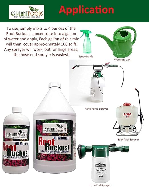 Root Ruckus Compost Fertilizer Organic - Turbo Charged Compost for Plants (32 oz) - Humic Acid & Sea Kelp Nutritional Root Supplement for Lawns, Soil, Shrubs & Vegetables