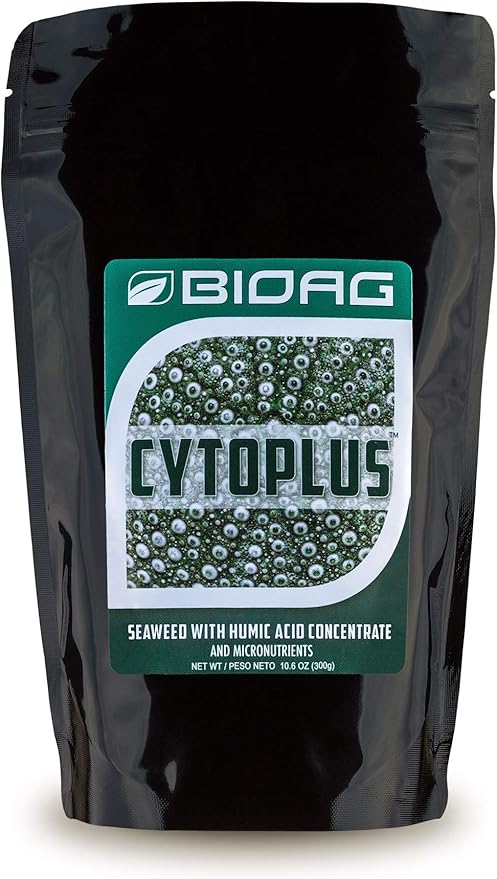 CytoPlus Organic Humic Acid Plus Seaweed Extract, Essential Micronutrients, Soil Amendment for All Plants, S B Co Cu Fe Mn Mo Zn (300 Grams) (BA76003)