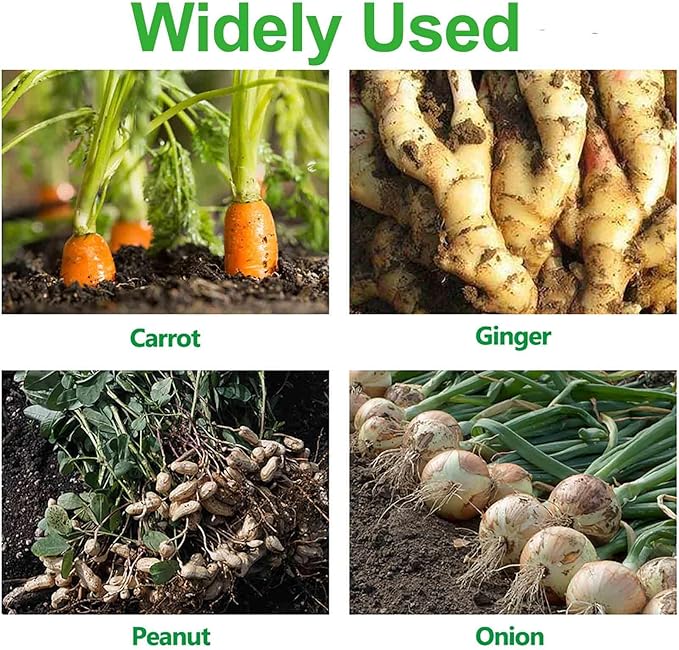 TCBWFY 2 Pack Potato Grow Bags with 2 Flaps 15 Gallon,Heavy Duty 14oz/yd² Planter Pot with Sturdy Handles and 2 Harvest Windows for Potato Tomato and Vegetables