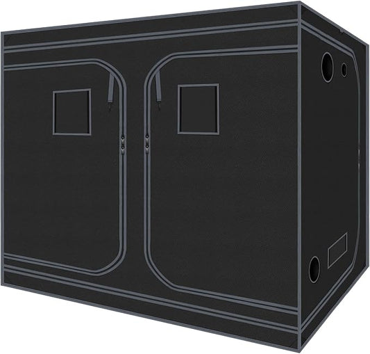 Grow Tent, 120"x60"x78" Hydroponic Mylar Grow Tent Reflective Garden Growing Dark Room with Observation Window, Removable Floor Tray for Indoor Plant Growing 10x5