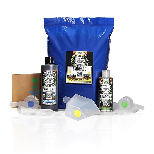 Back to Earth Works Regenerative Gardening Kit - Natural and Organic Fertilizer Replacement, Enrich Soil, Promote Plant Health & Sustainability