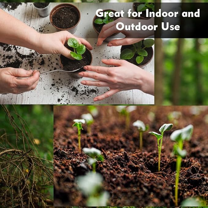 Organic Peat Moss, 20 Quarts – 100% Sphagnum Peat Moss, SEMI Compressed, for Potted Plants & Seed Starting – Organic Gardening for Indoor and Outdoor use (20 Quart)