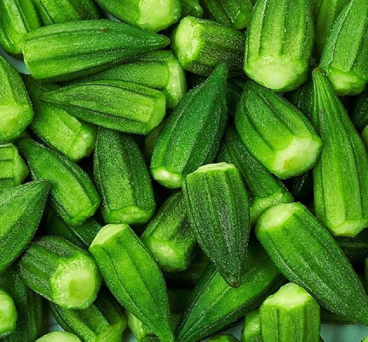 Okra Seeds for Planting - Plant & Grow Blondy Okra in Home Outdoor Garden - Heirloom & Non GMO - Planting Instructions for Abundant Harvests, Great Gardening Gift, 5 Packets