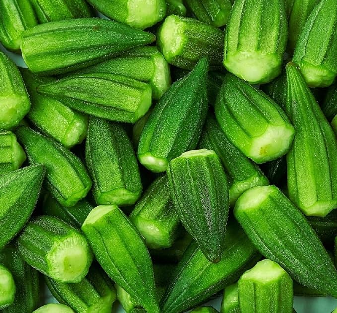 Okra Seeds for Planting - Plant & Grow Blondy Okra in Home Outdoor Garden - Heirloom & Non GMO - Planting Instructions for Abundant Harvests, Great Gardening Gift, 1 Packet