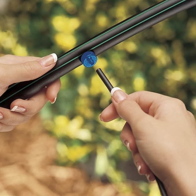 Rain Bird SW05-10PS Drip Irrigation Spot Watering Dripper/Emitter, 0.5 (1/2) Gallon Per Hour, 10-Pack & SW20-30PS Drip Irrigation Spot Watering Dripper/Emitter, 2 Gallon Per Hour, 30-Pack