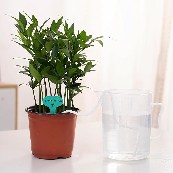 ORIMERC 60 feet 1/6 inch Self Watering Wick Cord for Vacation Self-Watering Planter Pot DIY Automatic Watering Device System Potted Plant Sitter Auto Drip Waterer to Water African Violet