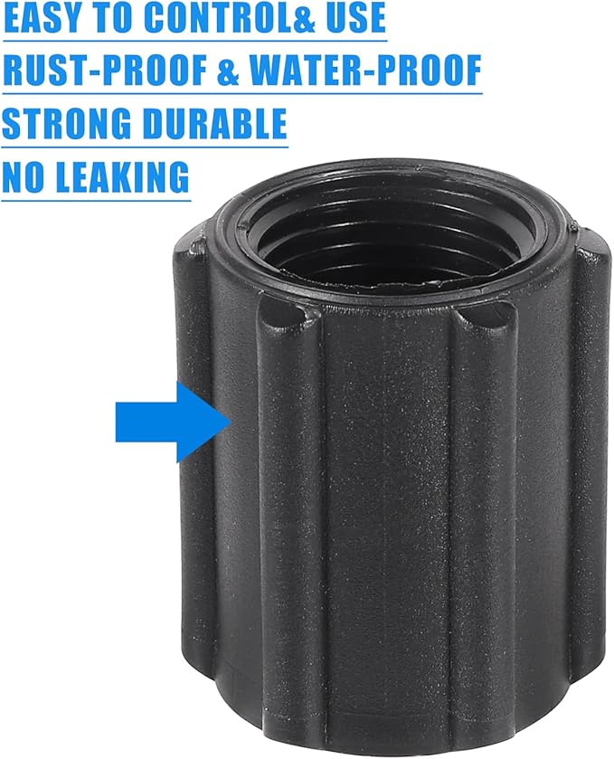 10 Pcs 1/2 Inch Double Female Thread Coupling Sprinkler Pipe Fitting Female Threaded Fitting NPT Coupling for Garden Lawn Irrigation System (1/2 Inch Double Female Thread)