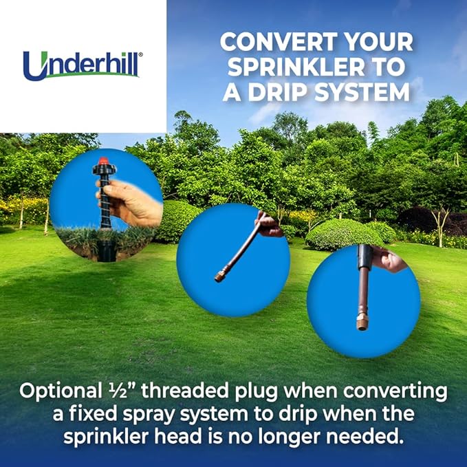 Underhill EasyOut 2in1 Sprinkler Removal Tool for Rotors and Spray Head Replacement with Torque Wrench, Irrigation Pop-up Repair Tool, A-EO-SRT-RS