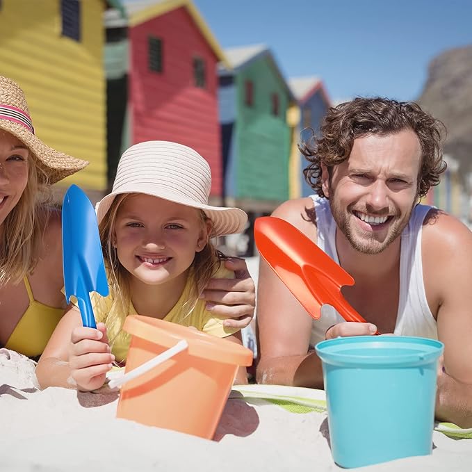 Mini Colorful Metal Hand Shovel Digging Trowel Set Transplanting Garden Shovel for Flower Soil Planting Succulent Kids Teens Women Men Gift Indoor Outdoor, 6 Colors (24 Pcs,11 x 3 Inch)