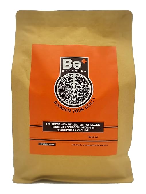 2.2 lb (1 kg) Be+ Granular Bio-Fertilizer +Amino Acids +Beneficial Microbes