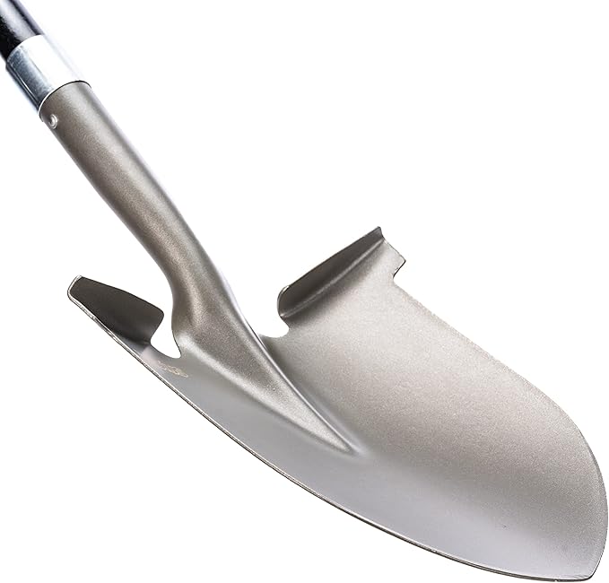 Radius Garden 25211 Pro-Lite Carbon Steel Shovel, Red