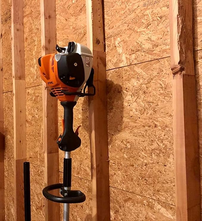 2Pcs Leaf Blower Hanger for Garage, Leaf Blower Rack for Garage, Leaf Blower Hanger for Wall, Leaf Blower Hooks for Garage, Perfect for Garage Wall Tool Organizers and Storage, No Blower (U-Type)