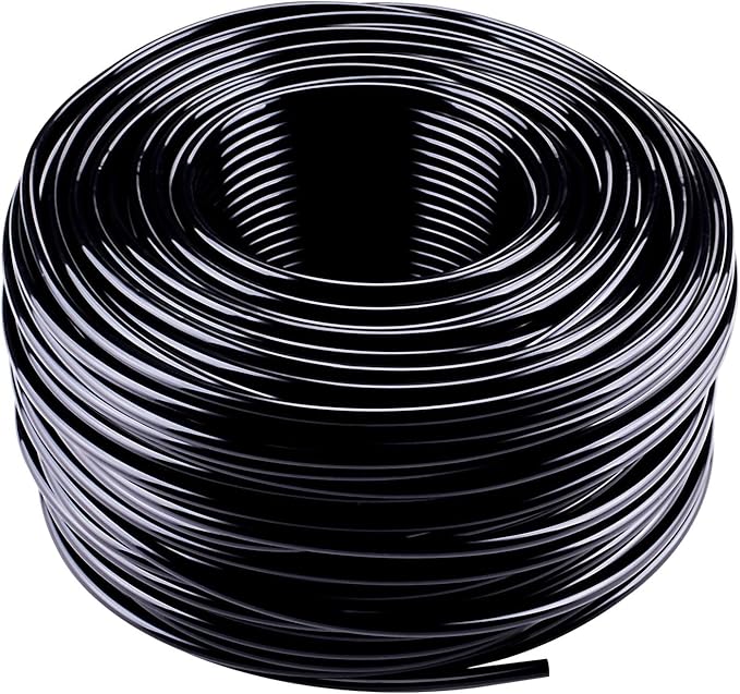 MIXC 400ft 1/4 inch Blank Distribution Tubing Drip Irrigation Hose Garden Watering Tube Line