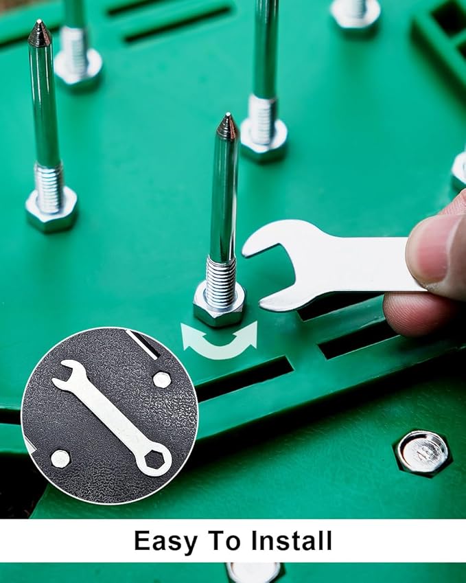 Heeqinn Lawn Aerator Spikes, Replacement Aerator Spikes Parts for Lawn Aerator Shoes and Aerator Tools 2.2inch, 26pcs