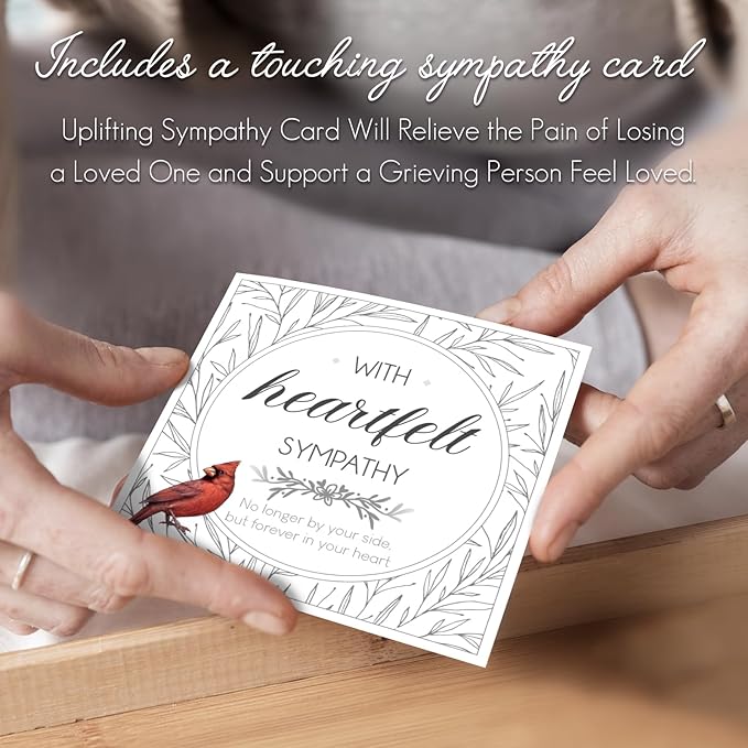 Memorial Crystal Suncatcher,Memorial Gifts for Loss of Husband,Sympathy Gifts for Loss of Husband,Hanging Crystals Ornament for Window Rainbow Maker Prisms Home Decor Gift