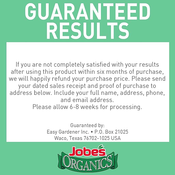 Jobe’s Organics Granular Garden Fertilizer, Easy Plant Care Fertilizer for Herb Gardens, 4 lbs Bag (Pack of 2)