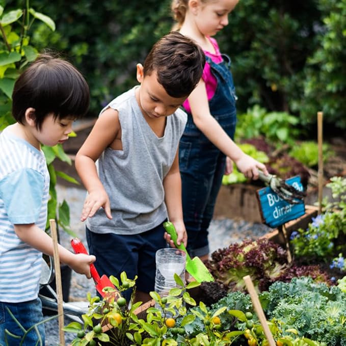 Mini Colorful Trowel Metal Garden Hand Shovels, 10 pcs Garden Tools for Kids Teens Adults Soil Planting Sand Box