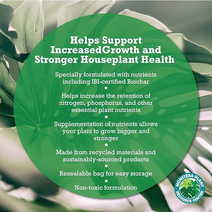 Premium Monstera Potting Soil - Quick Drain Potting Soil for Monstera Deliciosa/Swiss Cheese Plant