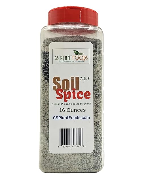 Soil Spice Plant Fertilizer - All Purpose Organic Plant Food (16 oz) - Organic Fertilizer with Compact & Easy to Use Shaker - Great for Herb Gardens, House Plants, Potted Plant (16 Ounce)