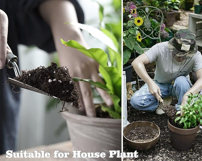 Houseplant Potting Mix 4qt, Fertilized, Perlite Soil for All Types of Indoor House Plants and Tropical Plant