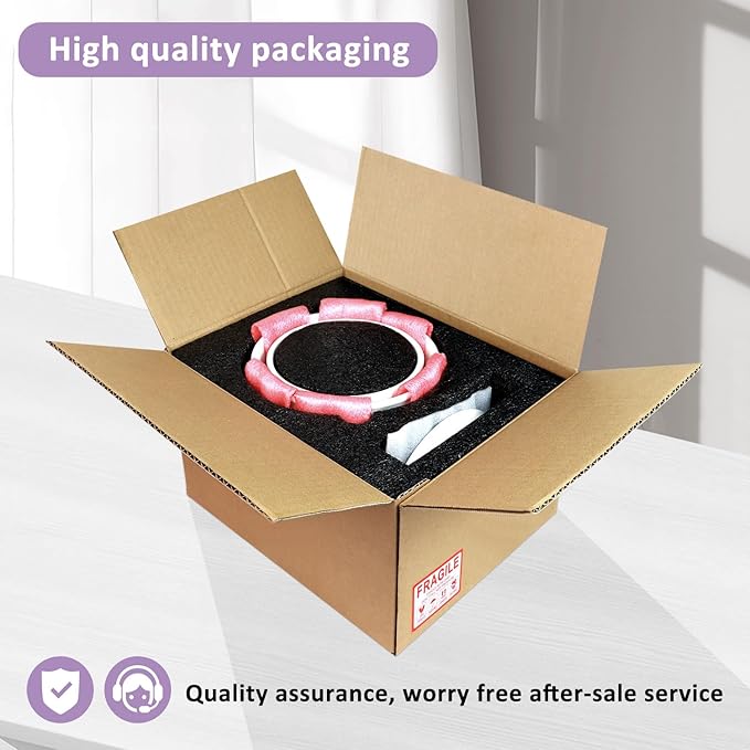 6.7 + 5.5 Inch Plant Pot, Ceramic Planter with Drainage and Saucer, Ceramic Pots for Plants, Indoor Plant pots,Ceramic Flower pots（Purple + White, Plants NOT Included）